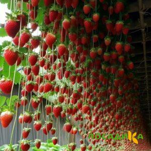 Клубника ампельная Анастасия купить по цене от 370р. в интернет-магазине «Посадика» с доставкой почтой в в Моздоке и по всей России – [изображение №1].